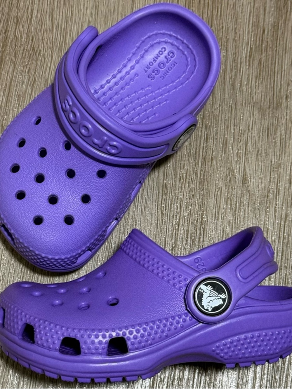 Crocs Classic Clog Slip-On Purple Toddler Kids Size C5 New
